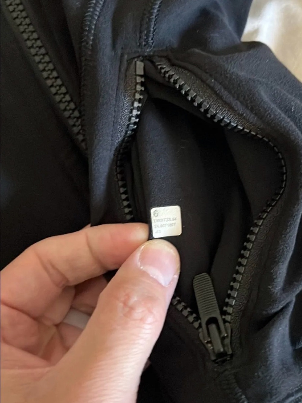 Black Nulu Define Crop Jacket - Picture 3 of 5